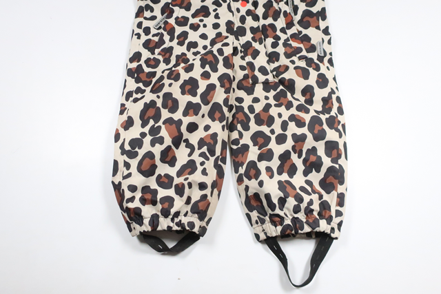 Leopardmönstrad skaloverall från Nordbjörn - Storlek 92 - Beige