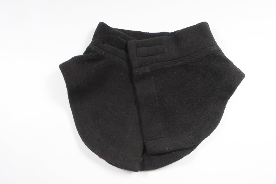 Halskrage i fleece från Kappahl - Storlek One size - Svart