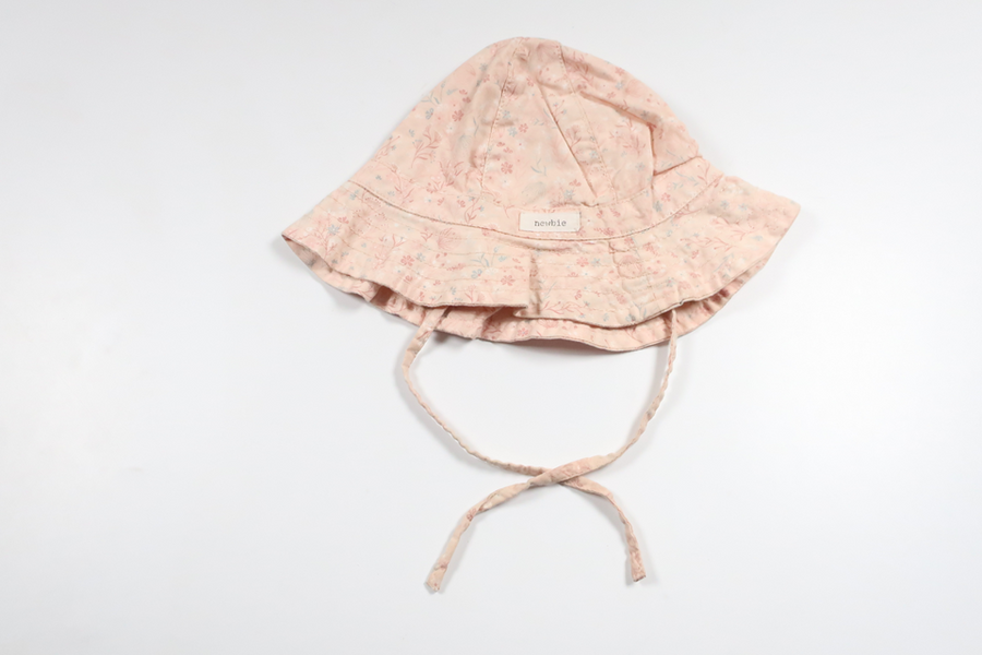 Floral sun hat from Newbie - Size 48/50 - Pink