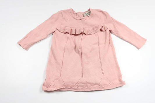 Stickad klänning från Sweetie - Storlek 74 - Rosa
