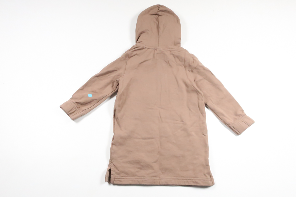 Sweatshirtklänning med luva från Uniq Mini - Storlek 92 - Beige