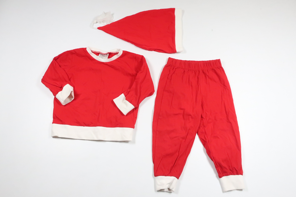 Tomtedräkt från Okänt - Storlek 86/92 - Röd