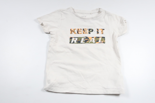 T-shirt från Name It - Storlek 98 - Vit