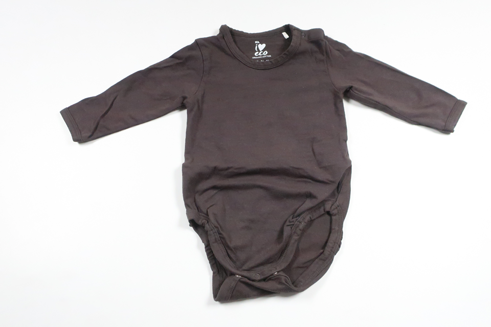 Body från ICA I Love Eco - Storlek 62 - Grå