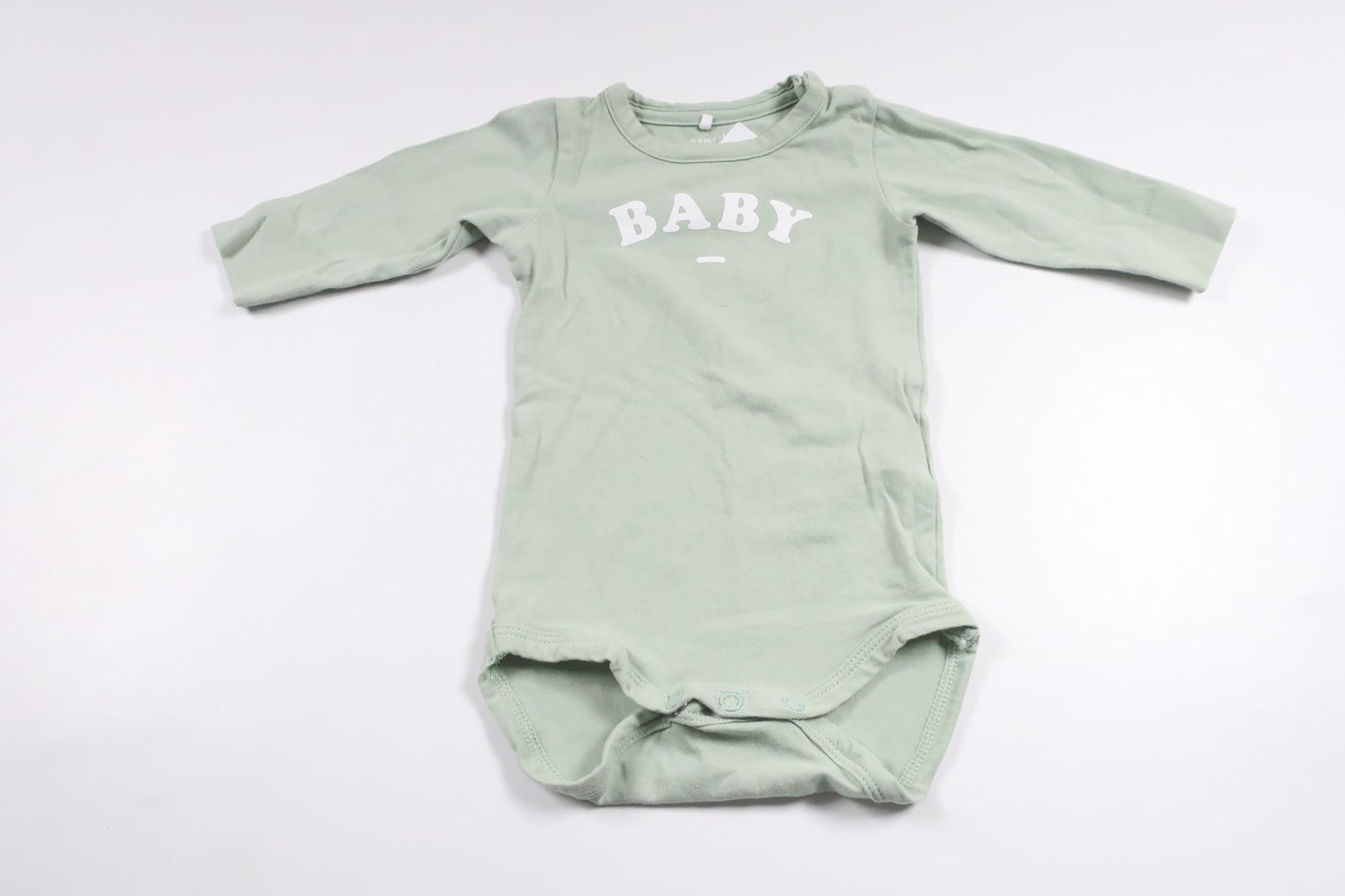 Body från Name It - Storlek 56 - Grön