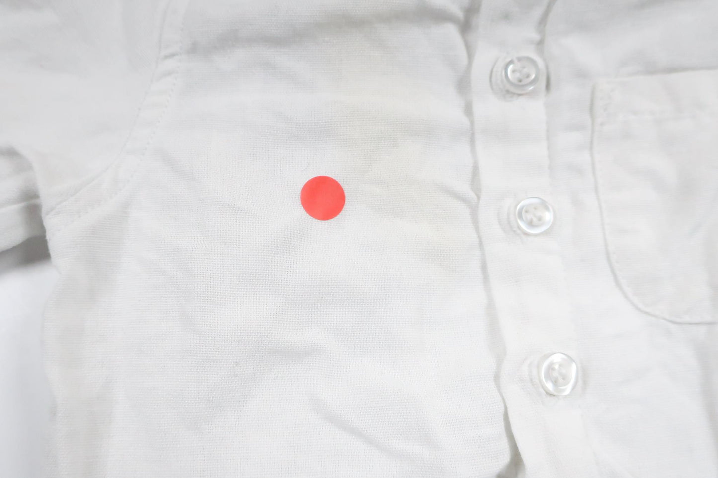 Skjortbody från Name It - Storlek 68 - Vit