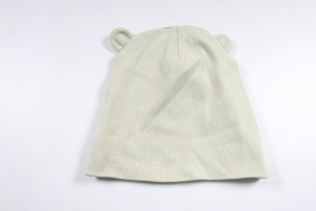 Ribbad mössa med öron från Lindex - Storlek 40/42 - Grön