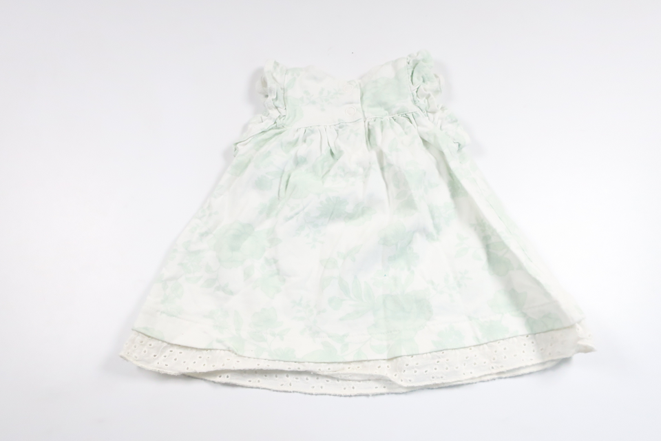 Blommig klänning från Newbie - Storlek 56 - Grön