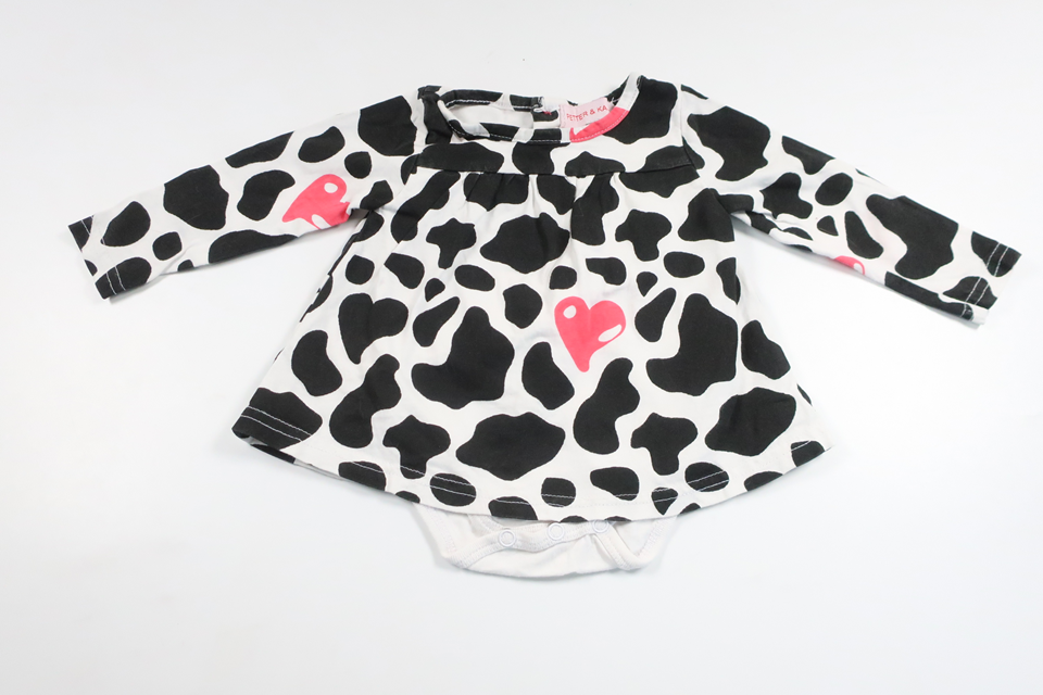 Klänning med inbyggd body från Petter & Kajsa - Storlek 56 - Svart