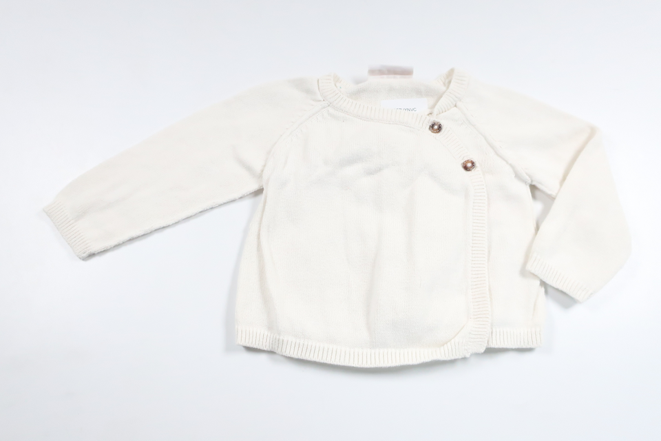 Omlottröja från Lindex - Storlek 62 - Benvit