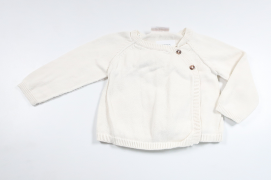 Omlottröja från Lindex - Storlek 62 - Benvit