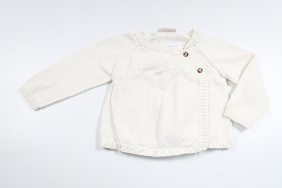 Omlottröja från Lindex - Storlek 62 - Benvit