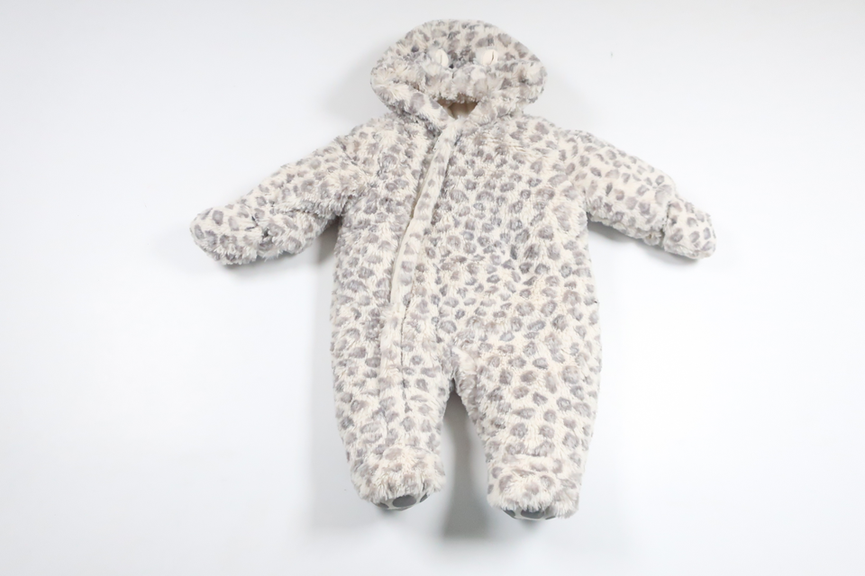 Thick fleece overalls from Mothercare - Size 50/56 - Grey