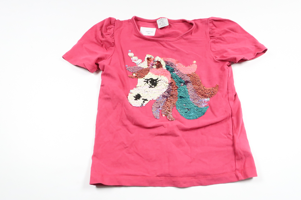 Tröja med vändbara paljetter från Lindex - Storlek 110 - Rosa