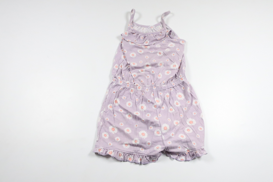 Blommig jumpsuit från ICA I Love Eco - Storlek 110/116 - Lila