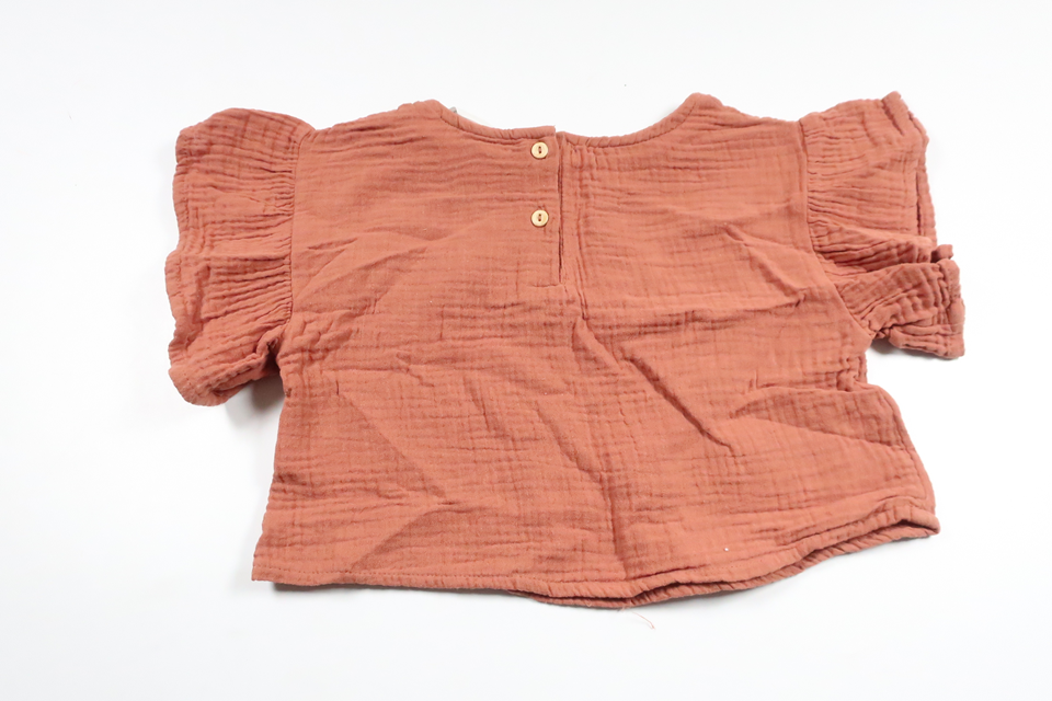 Tröja crop från H&M - Storlek 92 - Brun
