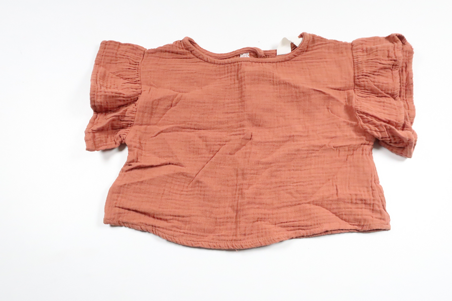 Tröja crop från H&M - Storlek 92 - Brun