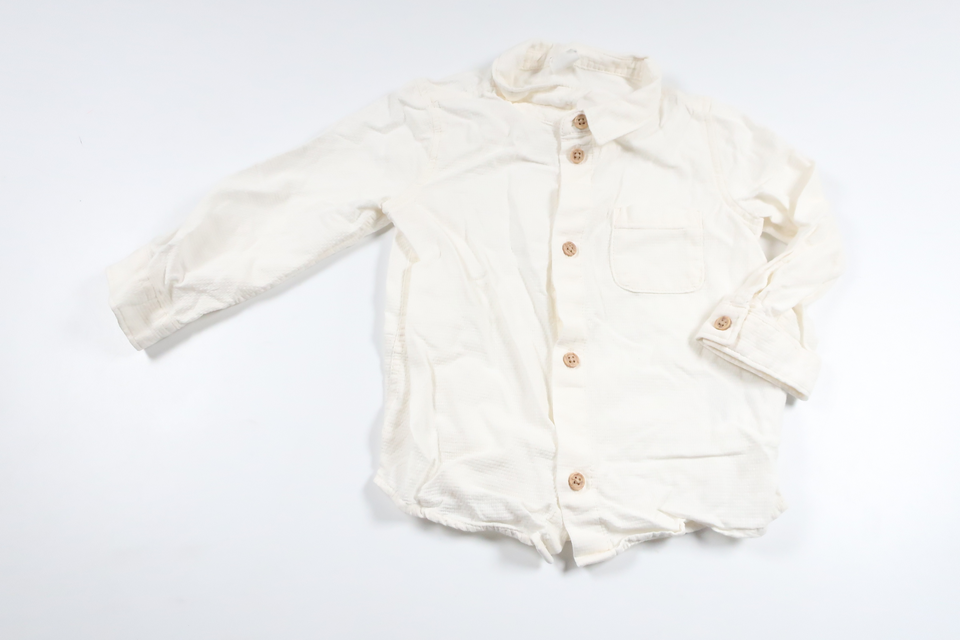 Skjorta från H&M - Storlek 80 - Benvit