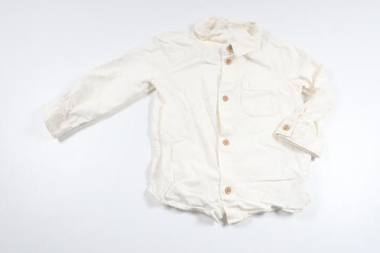 Skjorta från H&M - Storlek 80 - Benvit