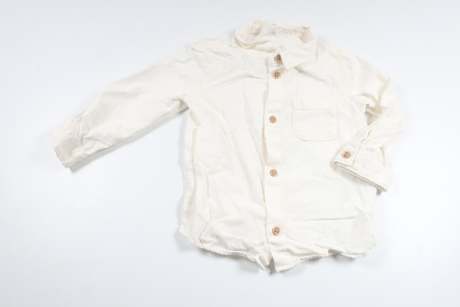 Skjorta från H&M - Storlek 80 - Benvit