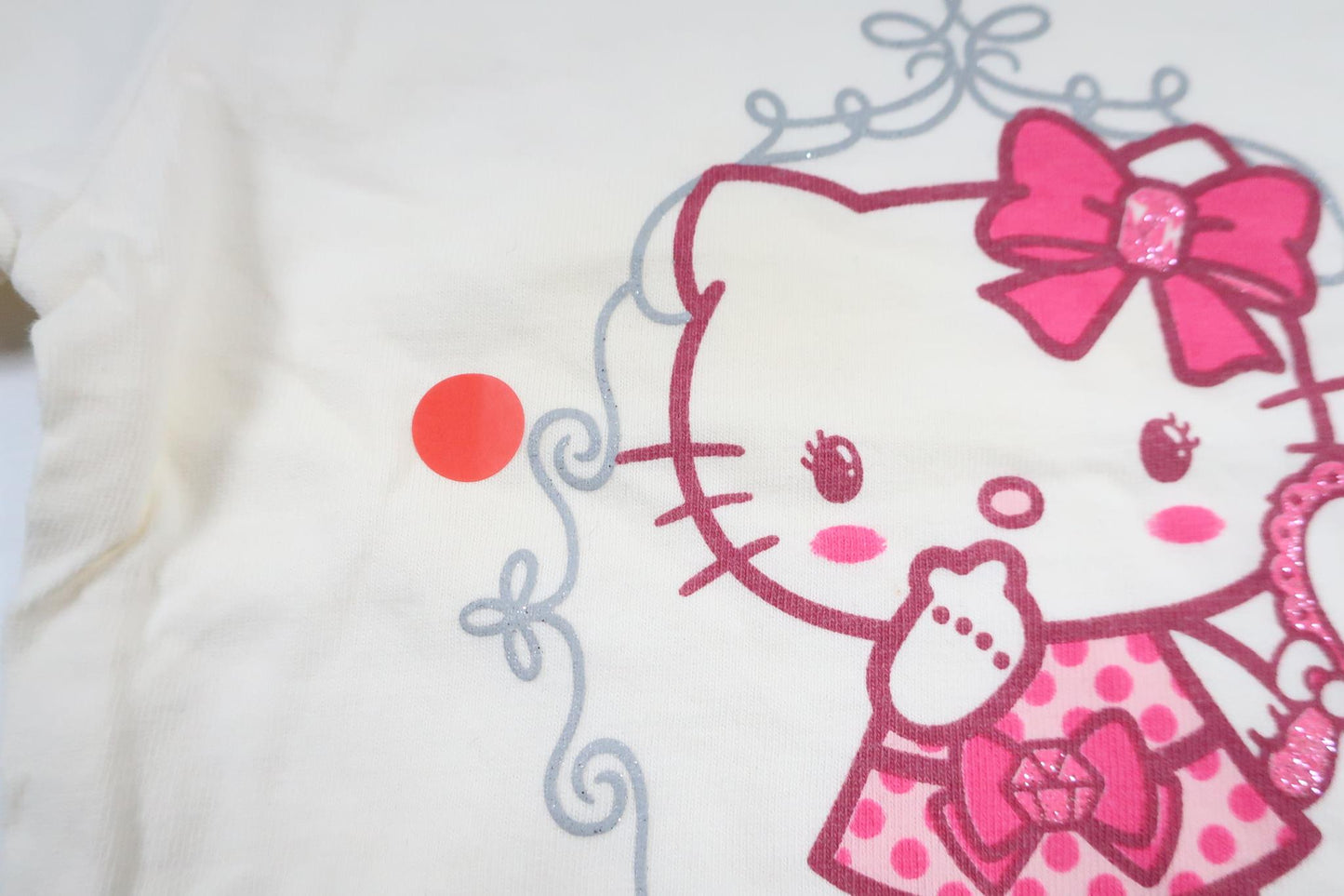 Body från Hello Kitty - Storlek 74/80 - Benvit