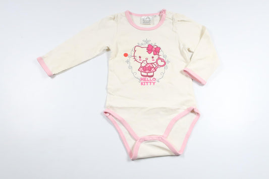 Body från Hello Kitty - Storlek 74/80 - Benvit