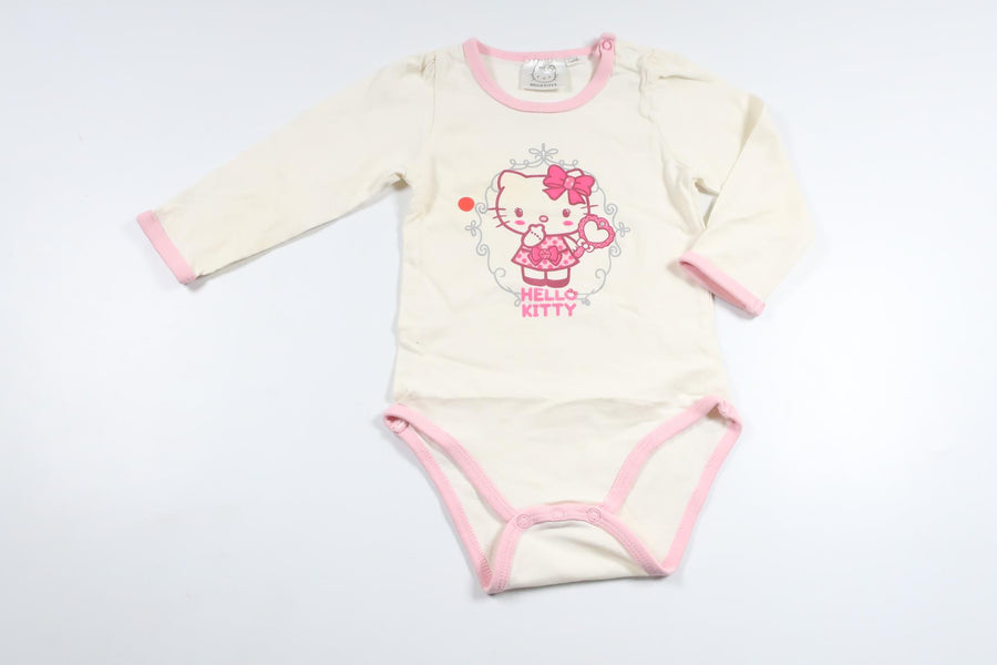 Body från Hello Kitty - Storlek 74/80 - Benvit