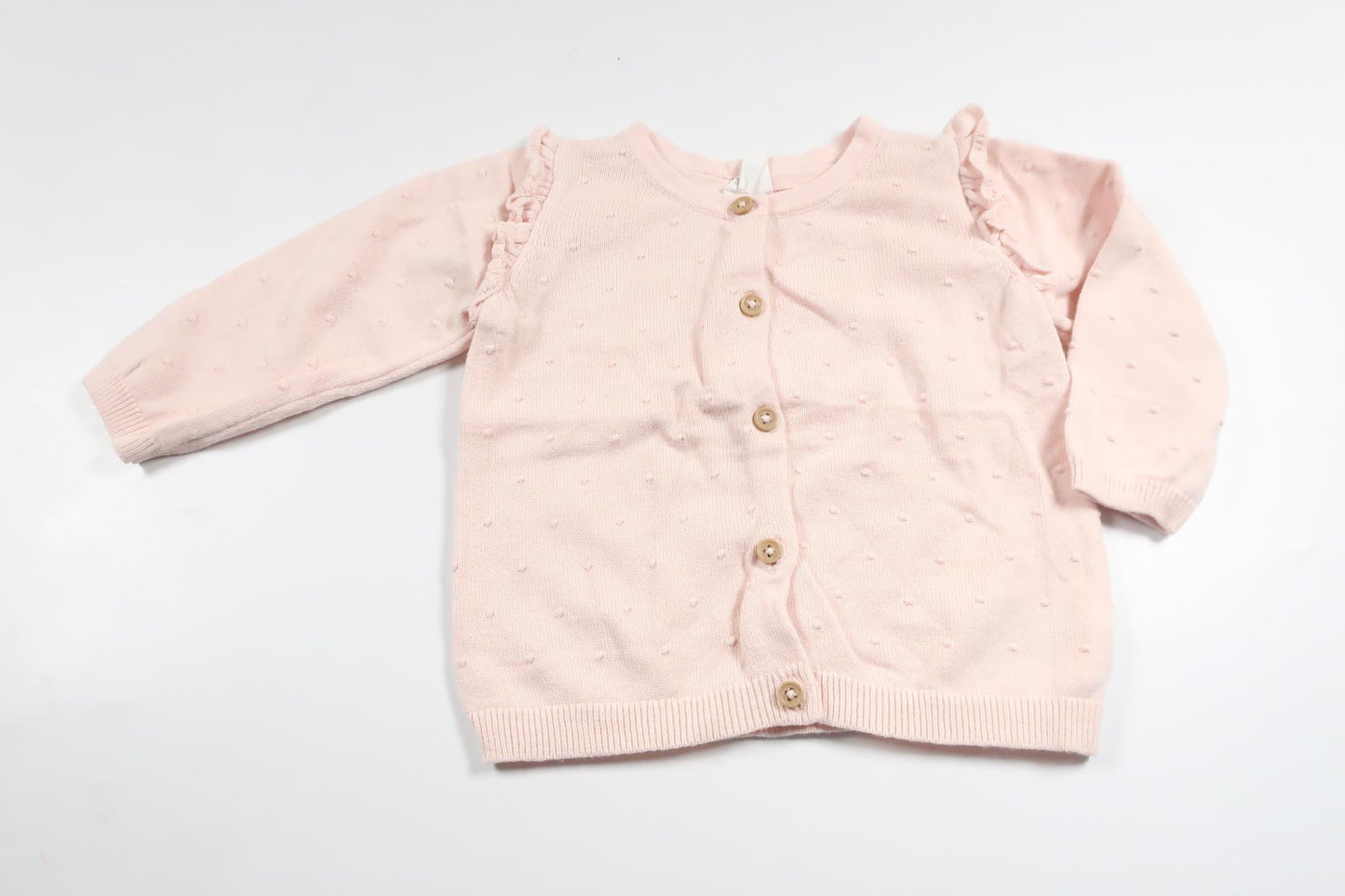 Stickad kofta från H&M - Storlek 68 - Rosa