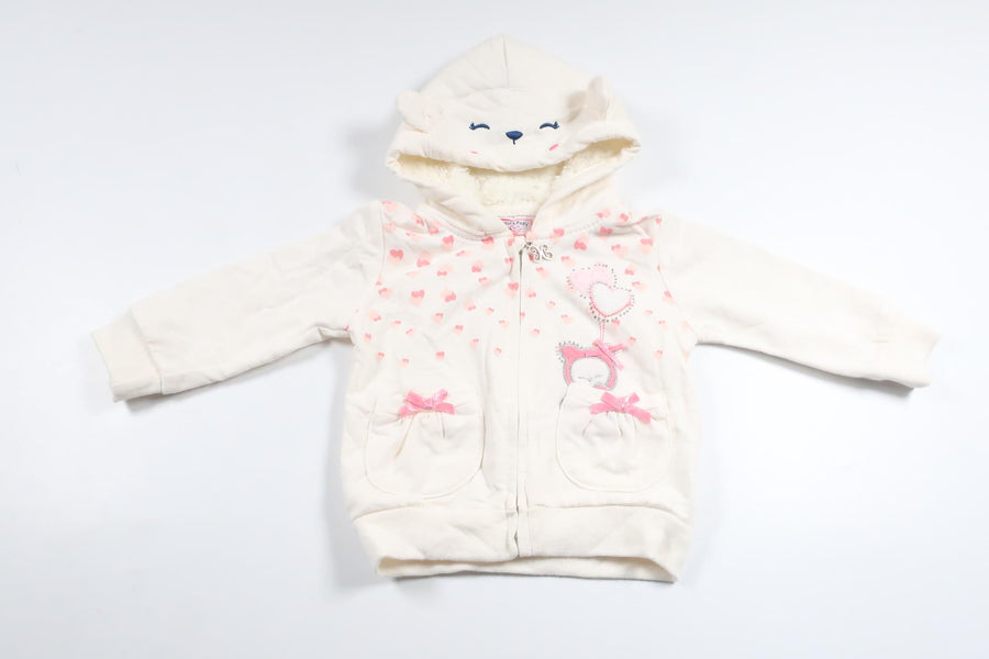 Munkjacka från Stelle & Pupi - Storlek 68/74 - Benvit