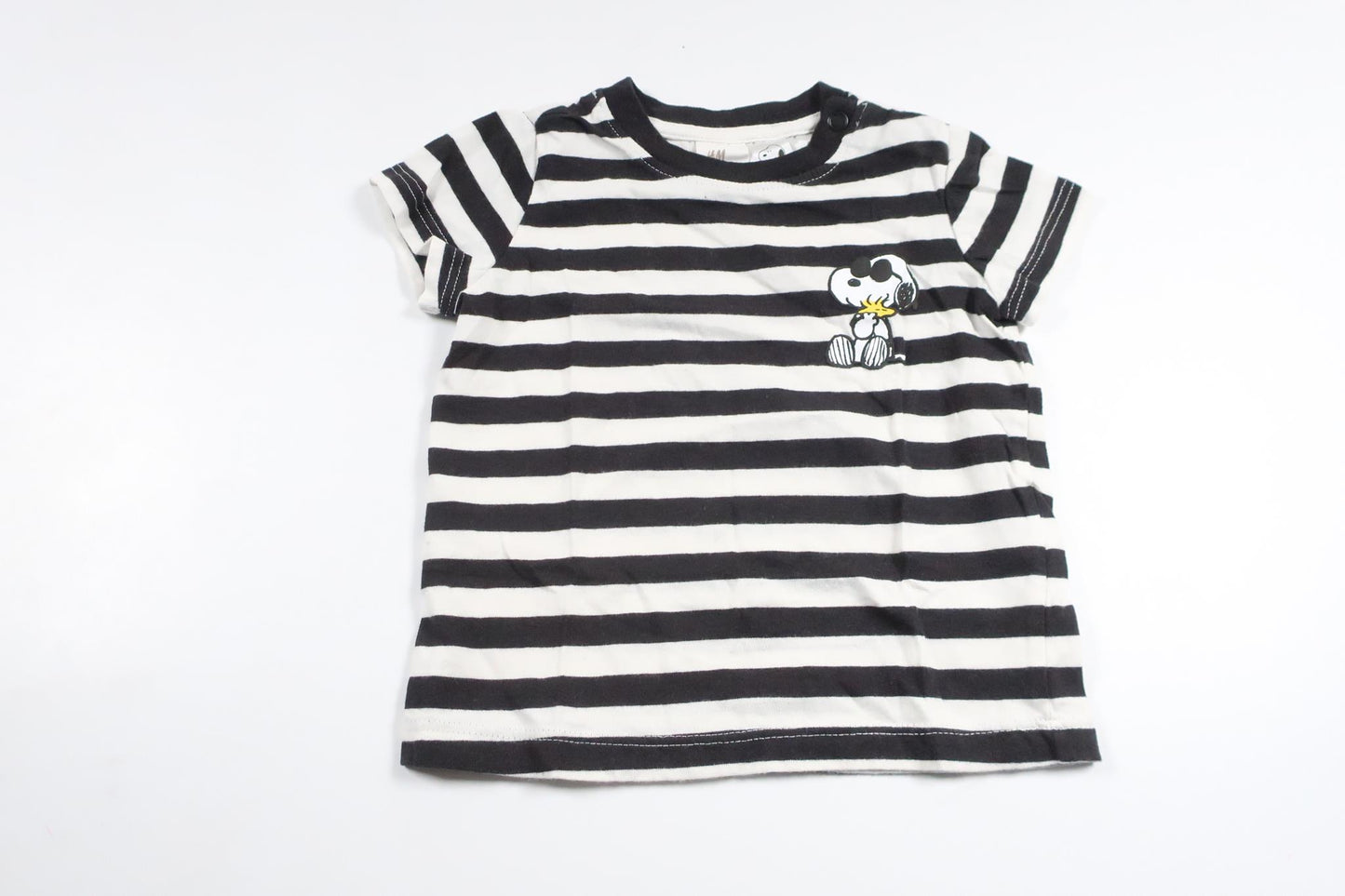Randig t-shirt med Snobben från H&M - Storlek 62/68 - Svart