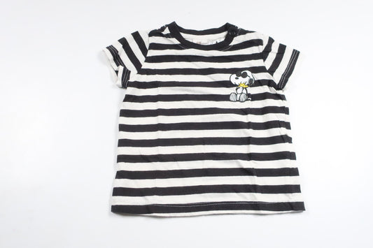 Randig t-shirt med Snobben från H&M - Storlek 62/68 - Svart