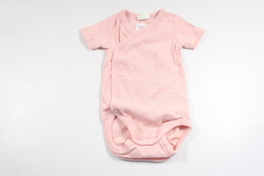 Ribbad omlottbody från Kappahl - Storlek 62 - Rosa