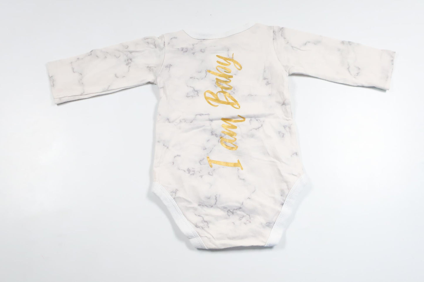 Body från I am Baby - Storlek 62 - Vit