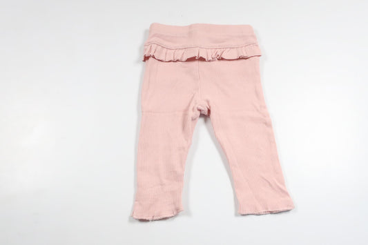 Ribbade byxor med volang från H&M - Storlek 62 - Rosa