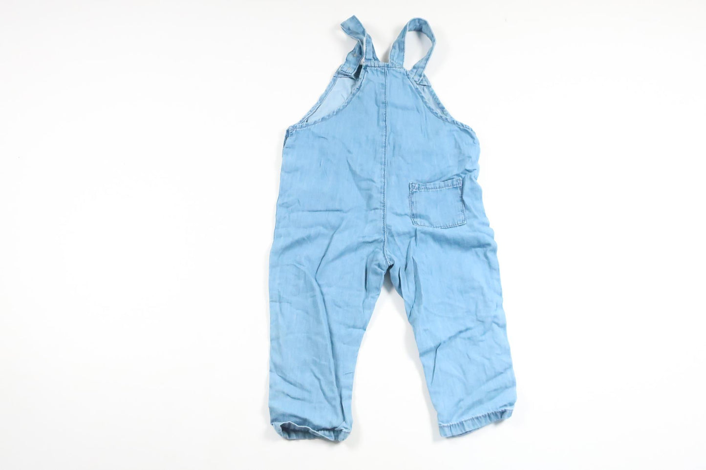 Hängselbyxor från Lindex - Storlek 74 - Denim