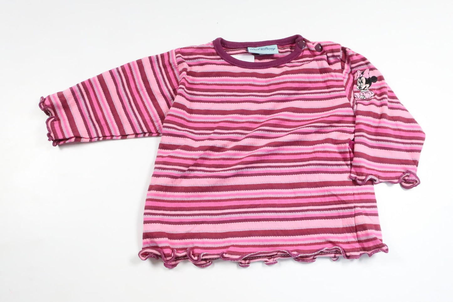 Randig tröja med Mimmi från Mini Kids - Storlek 68 - Rosa