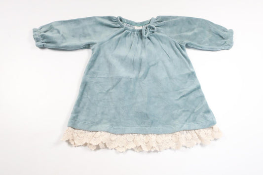 Velour dress from Lindex - Size 62 - Blue