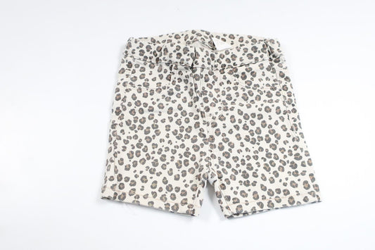 Leopardmönstrade shorts från H&M - Storlek 74 - Beige
