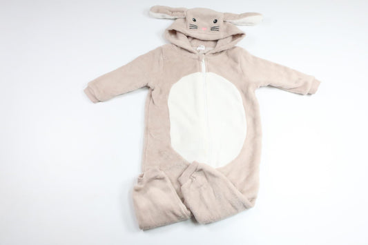 Kaninoverall i fleece från Luca & Lola - Storlek 74 - Beige