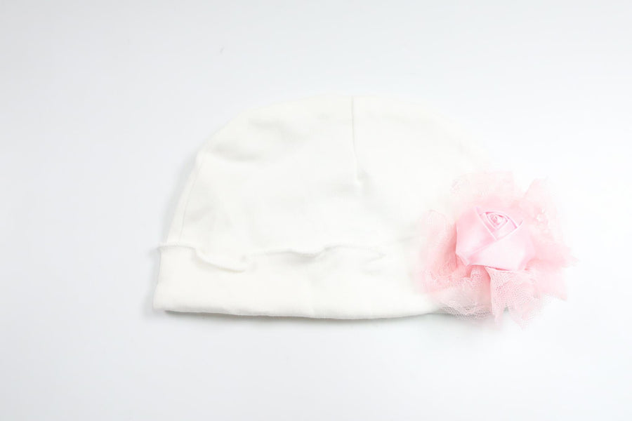 Mössa från Okänt - Storlek 68 - Vit