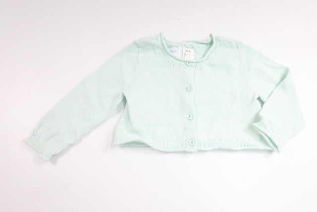 Stickad kofta från Baby GAP - Storlek 68/74 - Blå