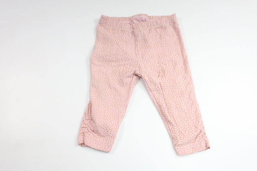 Polka dot leggings from Åhléns - Size 62/68 - Pink