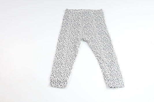 Ribbade byxor från Next - Storlek 74 - Vit