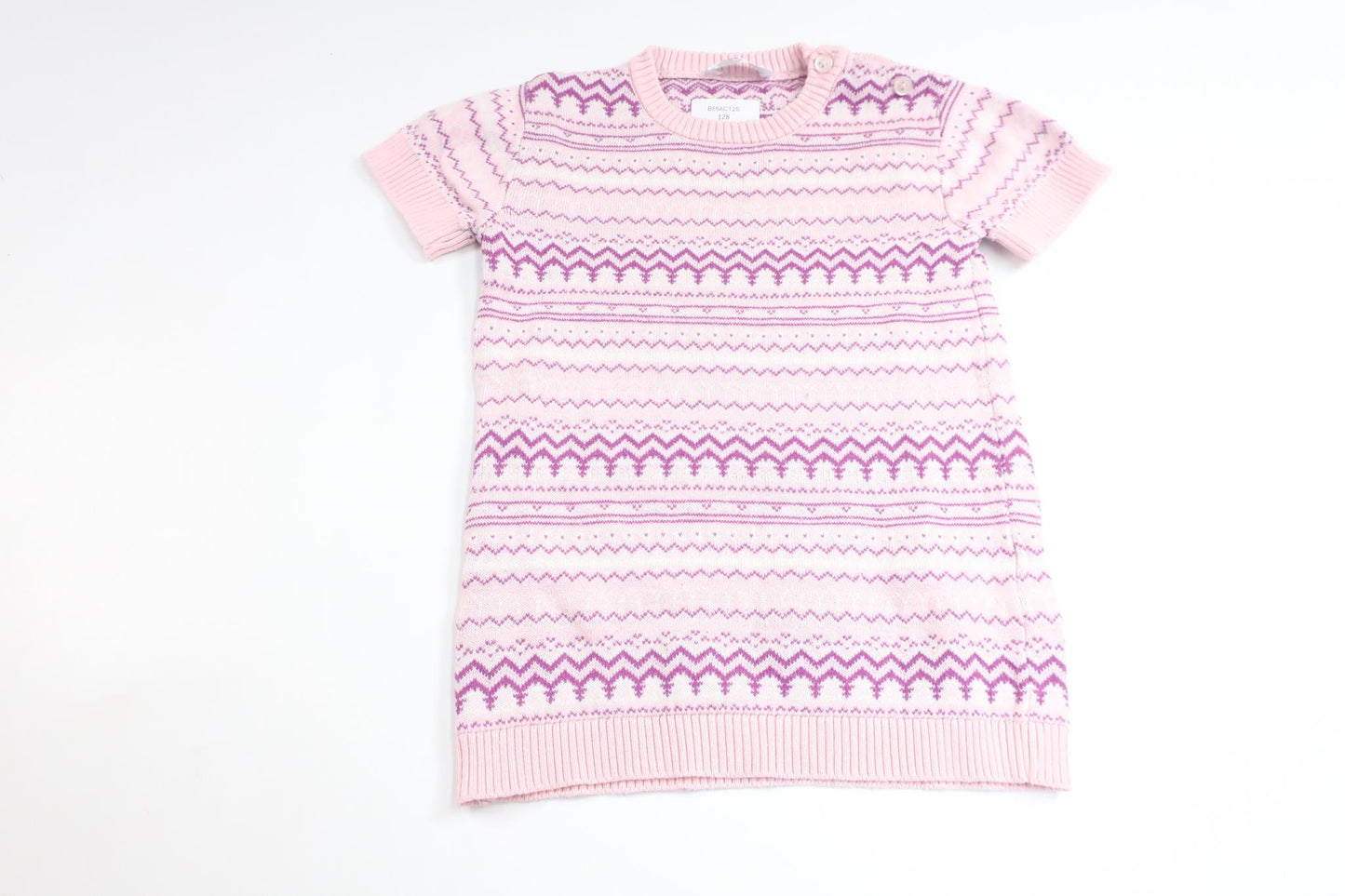 Stickad klänning från Soobe - Storlek 74 - Rosa