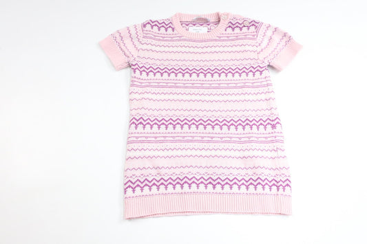 Stickad klänning från Soobe - Storlek 74 - Rosa