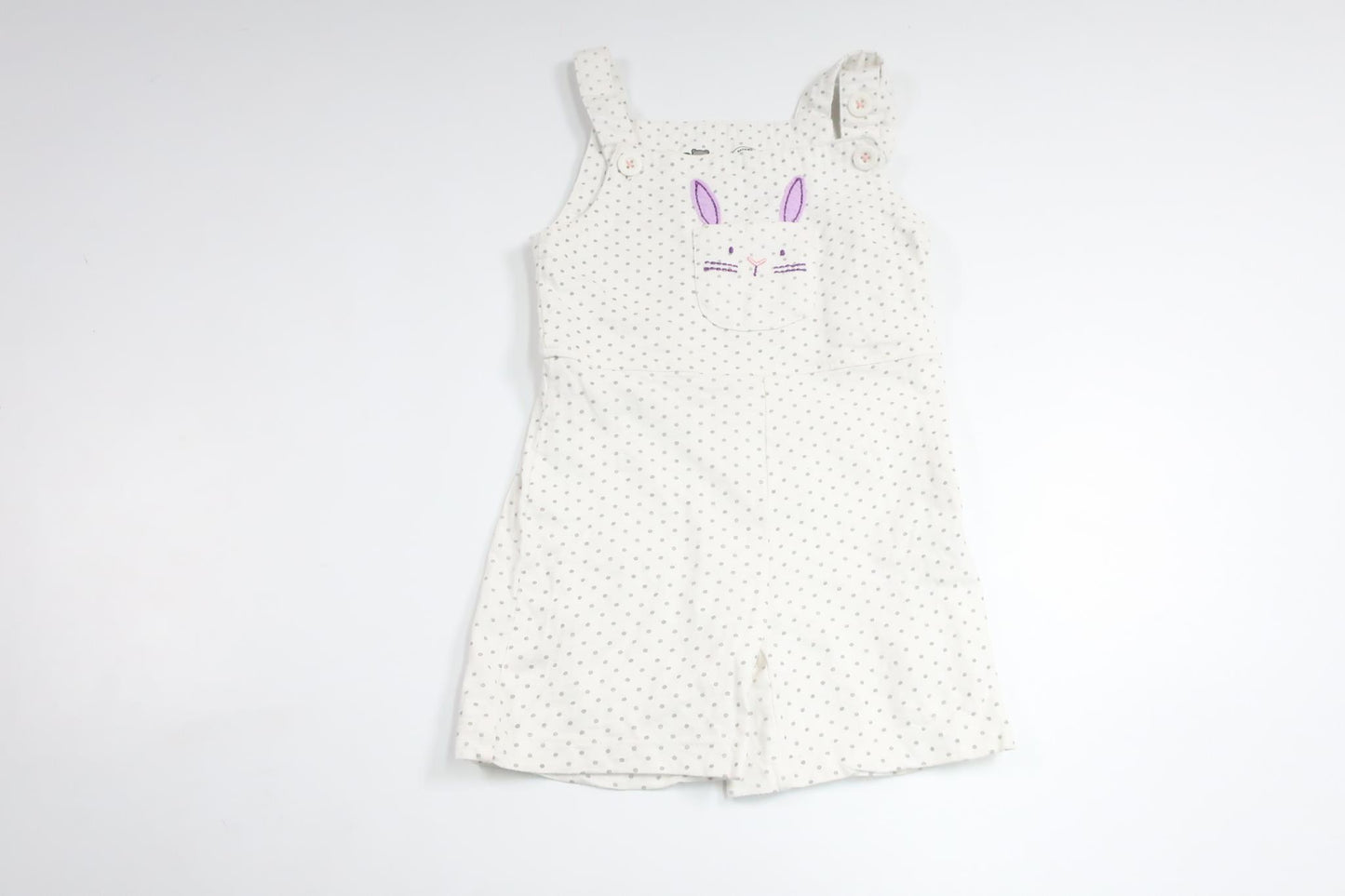 Hängselbyxor från Bob - Storlek 80 - Vit