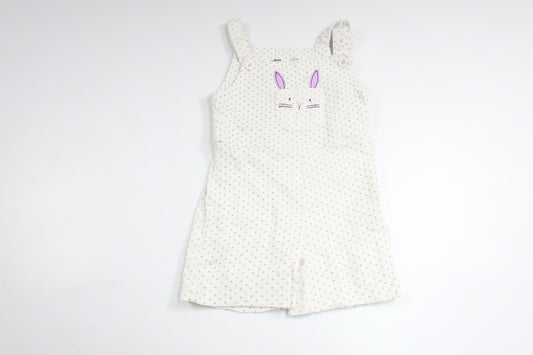 Hängselbyxor från Bob - Storlek 80 - Vit