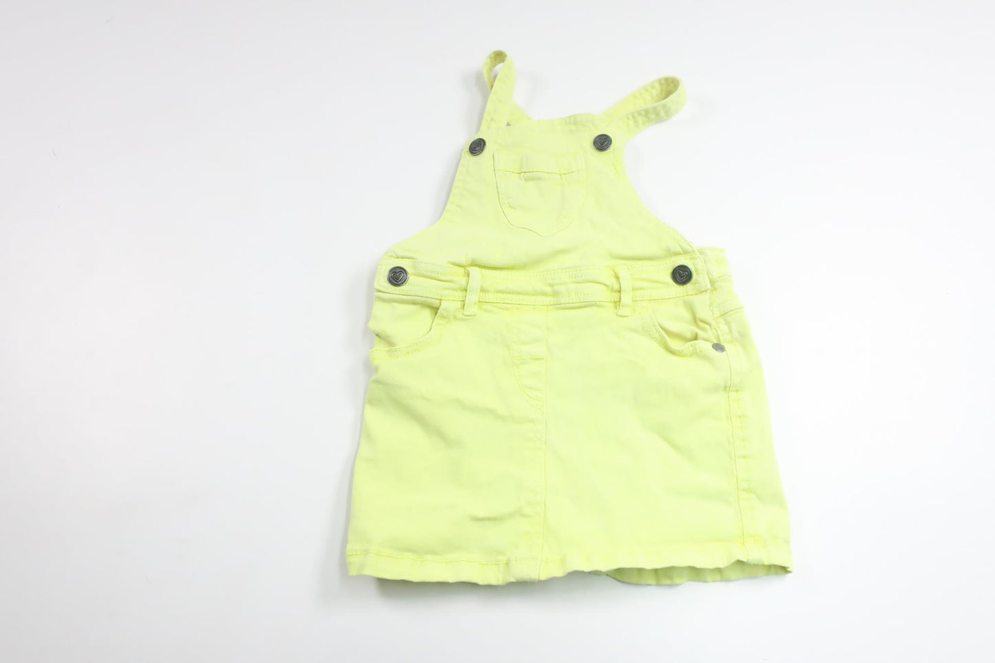 Hängselklänning från Pebble Stone - Storlek 86 - Neon