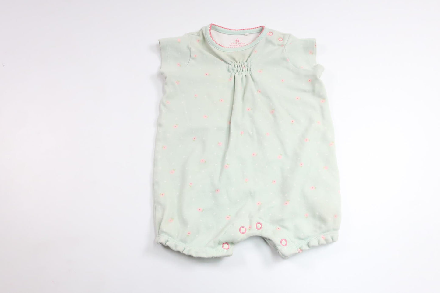 Blommig jumpsuit från Next - Storlek 62 - Grön