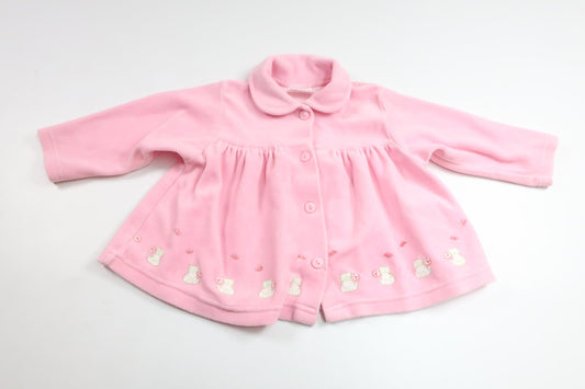 Kofta i fleece från Kappahl - Storlek 74 - Rosa